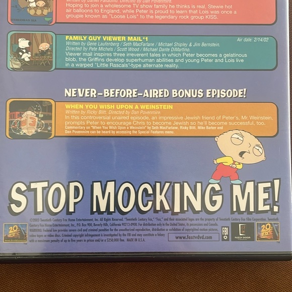 Family Guy - Season Three Episodes 17-21 - Picture 5 of 7